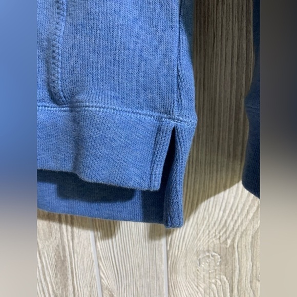 Orvis Pullover 1/4 Zip Long Sleeve Sweatshirt Blue Size Small - Picture 5 of 9